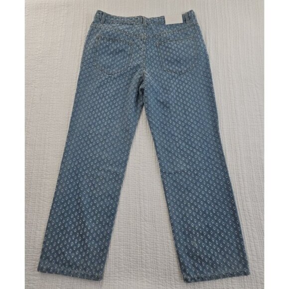 Boohoo Man Distressed Pull Texture Skate Jeans Men's 36x32 NEW Relaxed Fit NWT - Picture 2 of 16